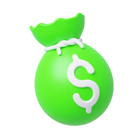 Money Bag  3D Icon