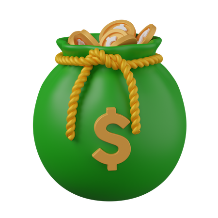 MONEY BAG  3D Icon