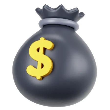 Money Bag  3D Icon