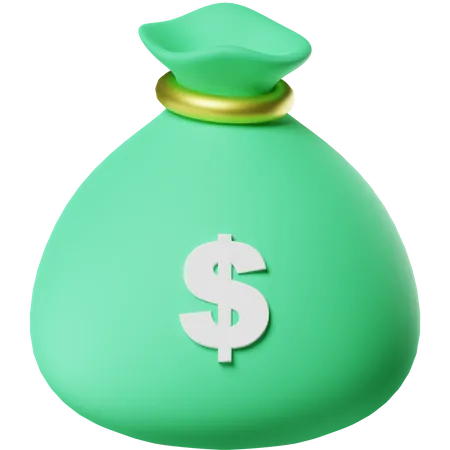 Money Bag  3D Icon