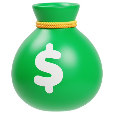 Money Bag  3D Icon