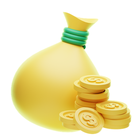 Money Bag  3D Icon