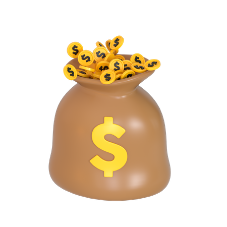 Money Bag  3D Icon