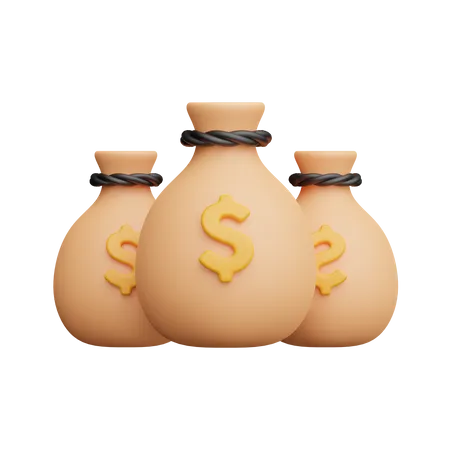 Money Bag  3D Icon