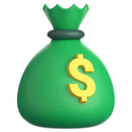 Money Bag  3D Icon