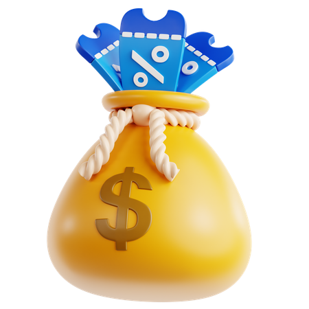 Money Bag  3D Icon