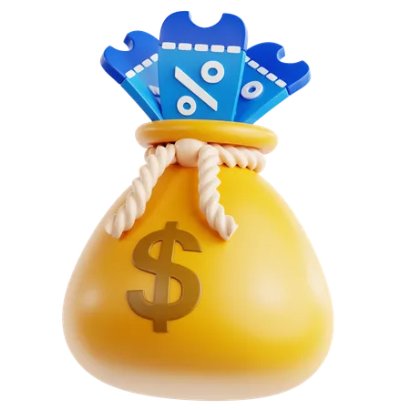 Money Bag  3D Icon