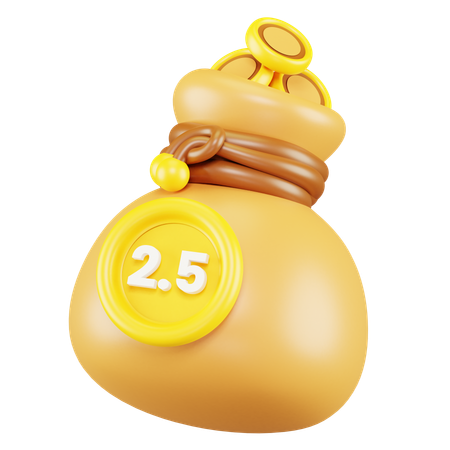 Money bag  3D Icon