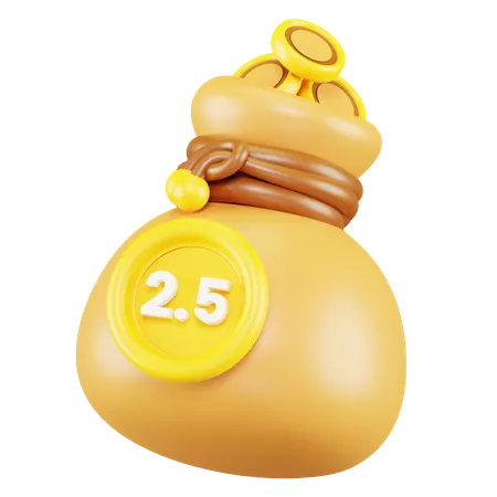 Money bag  3D Icon