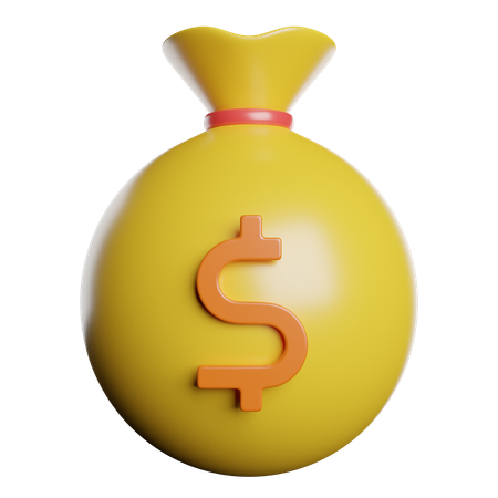 Money Bag  3D Icon