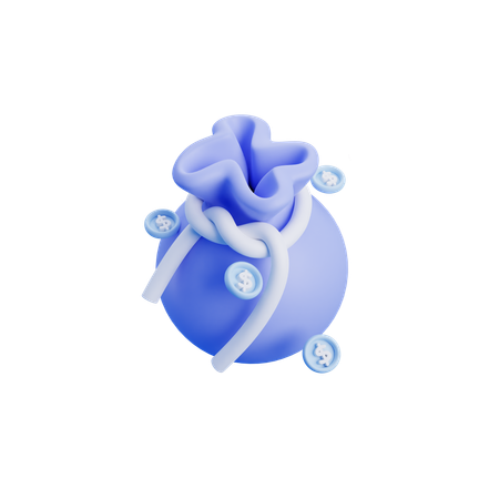 Money Bag  3D Icon