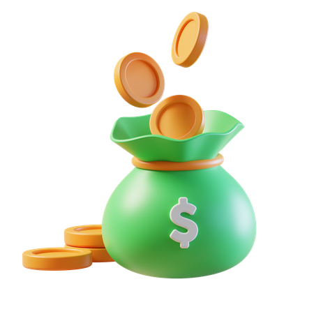 Money Bag  3D Icon