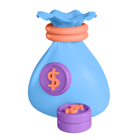 Money Bag  3D Icon