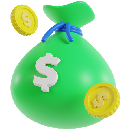 Money Bag  3D Icon