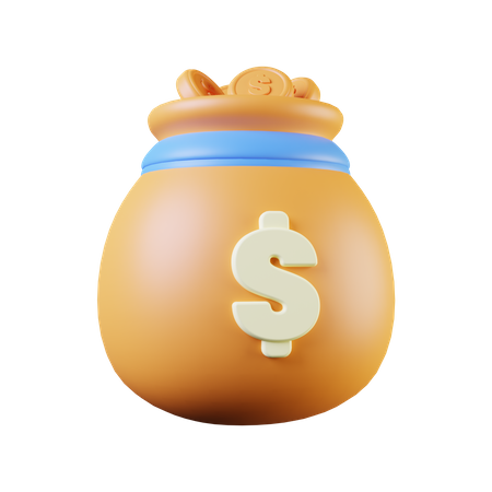 Money Bag  3D Icon