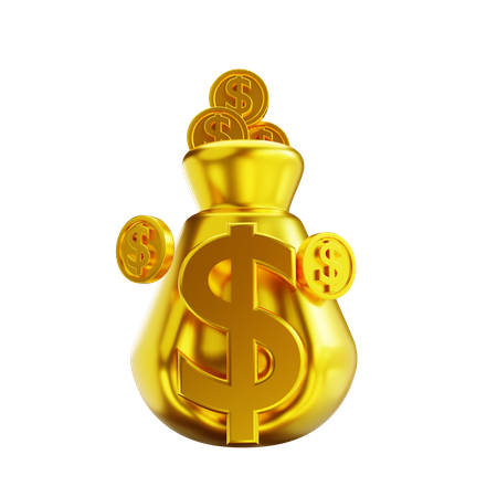 Money Bag  3D Icon