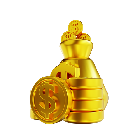 Money Bag  3D Icon