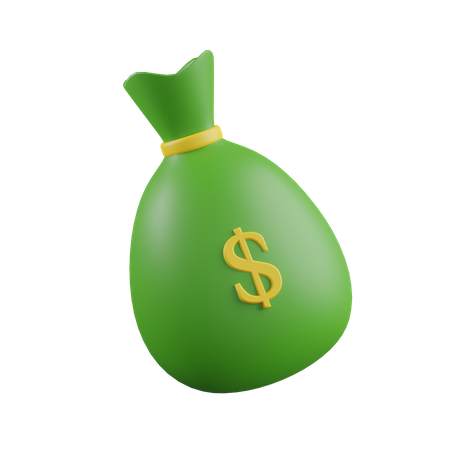 Money Bag  3D Icon