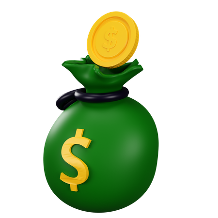Money Bag  3D Icon