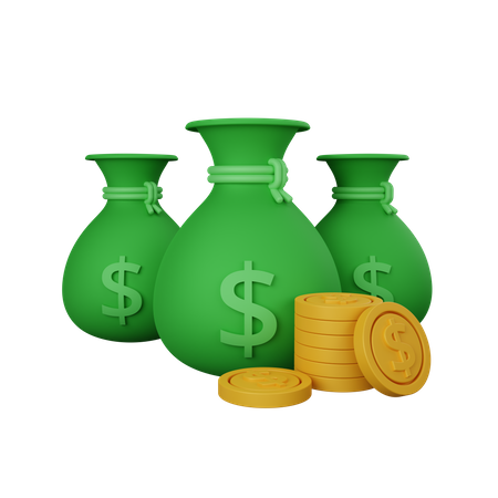 Money Bag  3D Icon