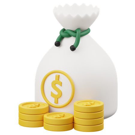 Money Bag  3D Icon