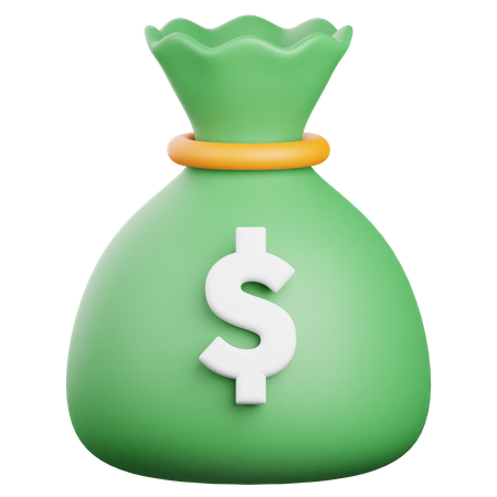 Money Bag  3D Icon
