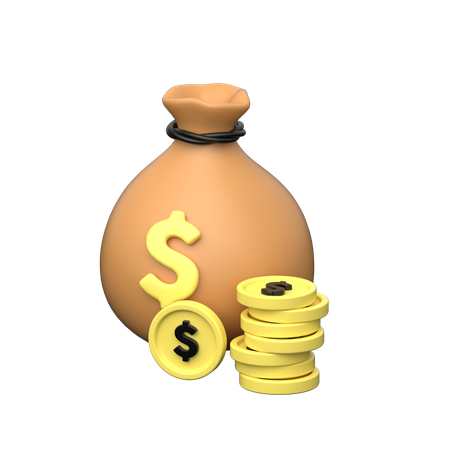 Money Bag  3D Icon