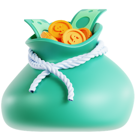 Money Bag  3D Icon