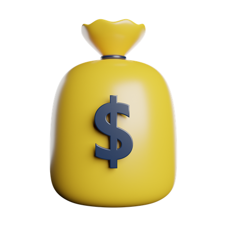 Money Bag  3D Icon
