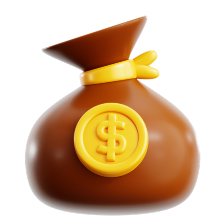 Money Bag  3D Icon