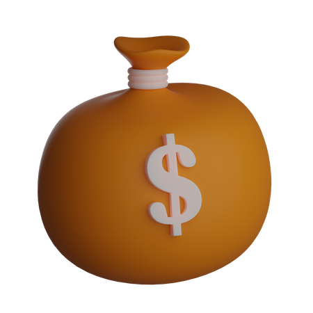 Money Bag  3D Illustration