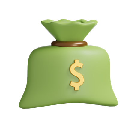 Money Bag  3D Illustration