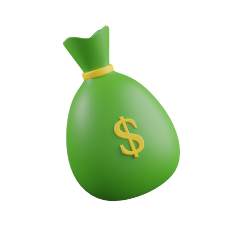 Money Bag  3D Illustration