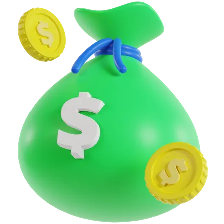 Money Bag  3D Illustration