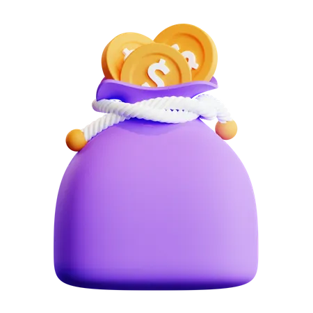 Money Bag  3D Illustration