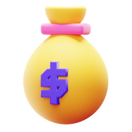 MONEY BAG 3D Icon