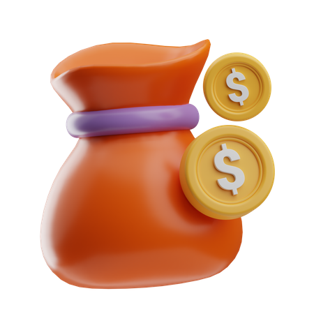 Money Bag  3D Icon