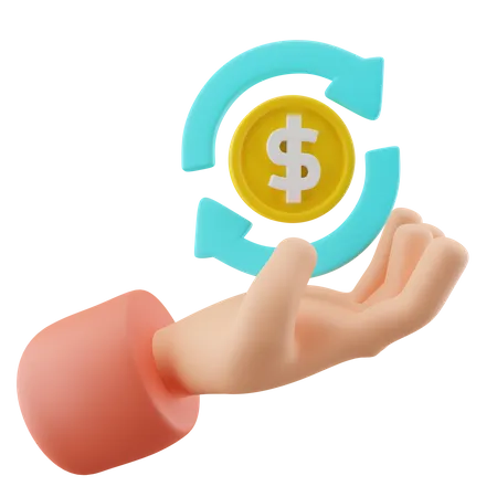 Money Balance  3D Icon