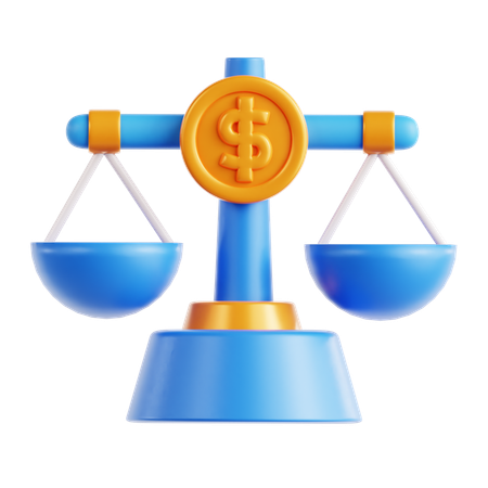 Money Balance  3D Icon