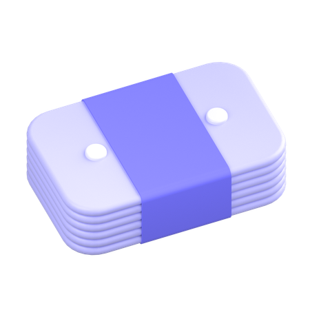 Money Bill Stack  3D Icon