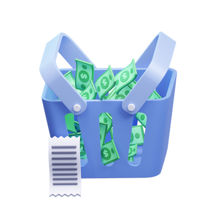 Money Bills  3D Icon