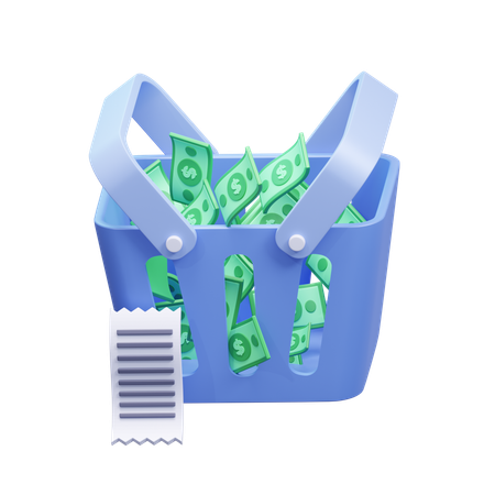 Money Bills  3D Icon