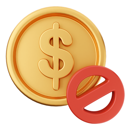 Money Block 3D Icon