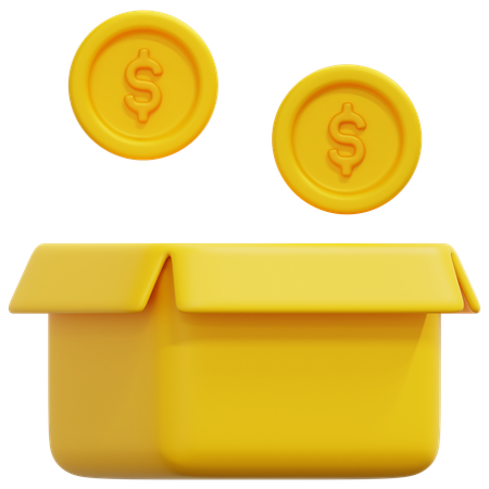 Money box  3D Icon