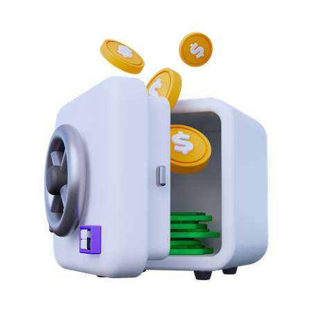 Money Box  3D Icon