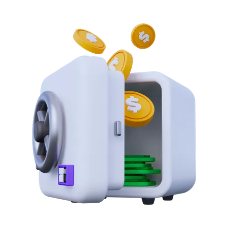 Money Box  3D Icon