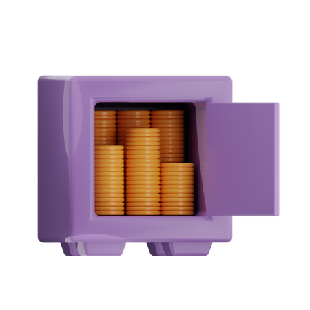 Money Box  3D Icon