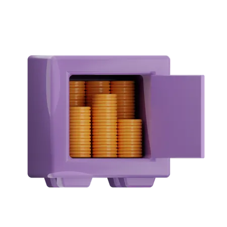 Money Box  3D Icon