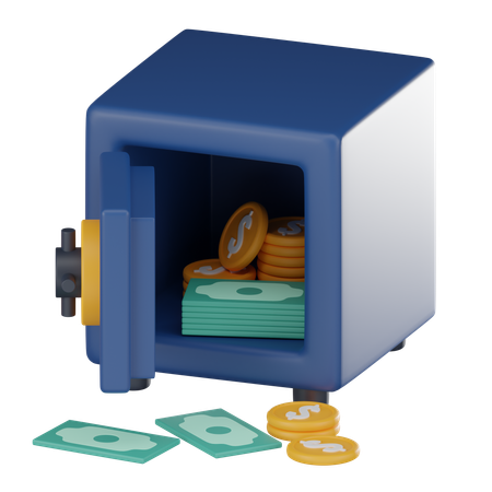 Money Box  3D Icon