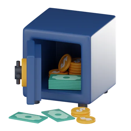 Money Box  3D Icon